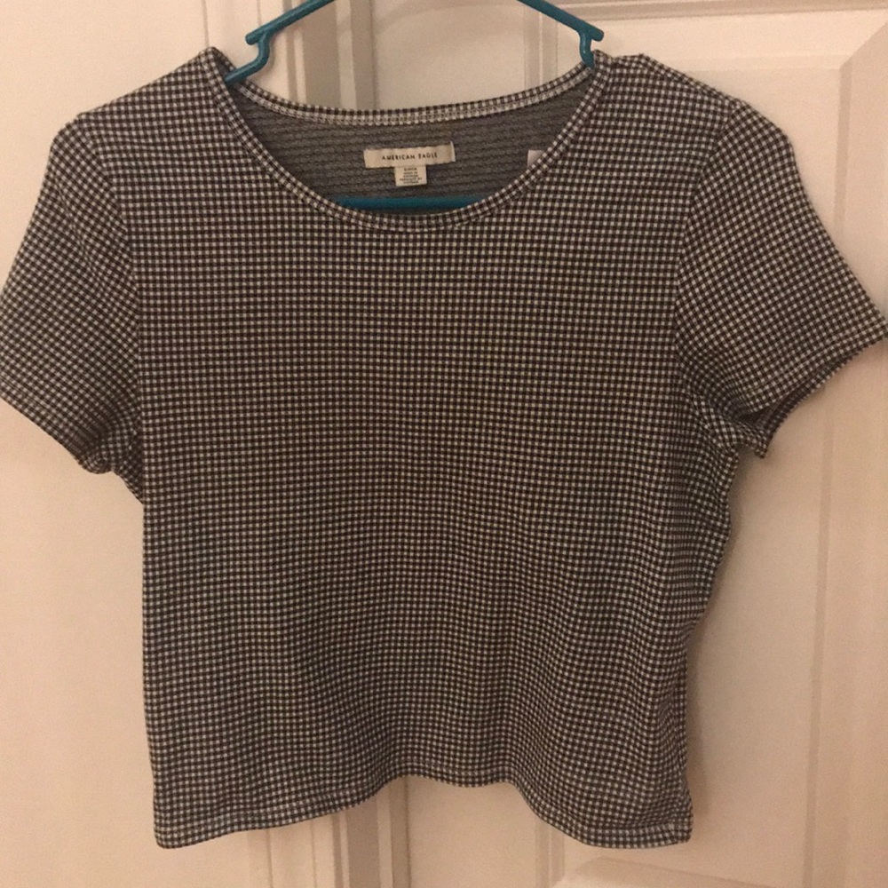 Gingham American eagle shirt